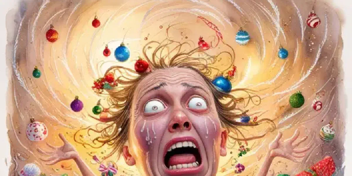 Julestresset: Når pepperkakedeigen blir til et mareritt.