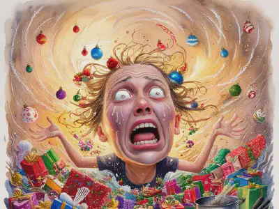 Julestresset: Når pepperkakedeigen blir til et mareritt.