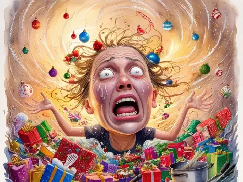 Julestresset: Når pepperkakedeigen blir til et mareritt.