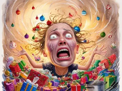 Julestresset: Når pepperkakedeigen blir til et mareritt.