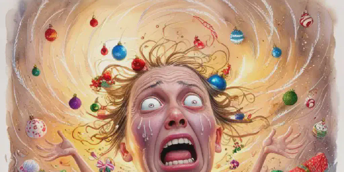 Julestresset: Når pepperkakedeigen blir til et mareritt.